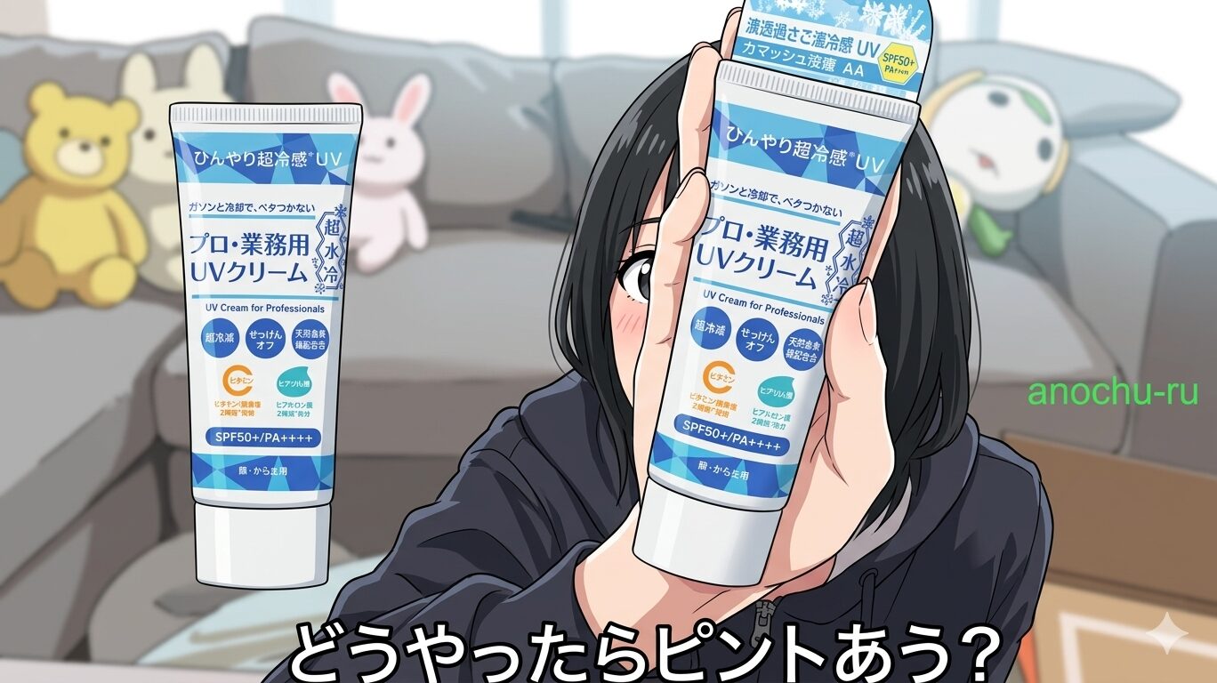 あのちゃん愛用で気になる”プロ・業務用 UVクリーム超氷冷”はプロも本当に愛用している！