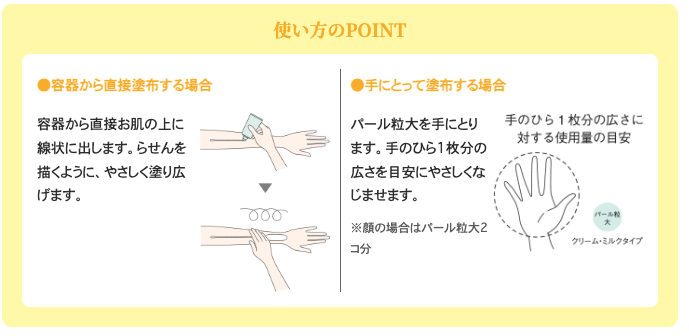 Q.使い方ポイントは？”NOV ノブ UVシールドEX SPF50+”を効率的に使う