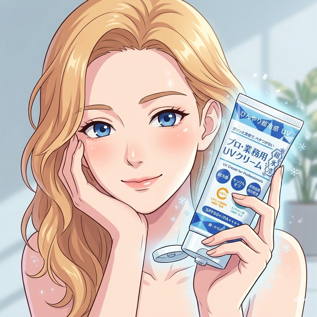 【気になる！】どうなの？”プロ・業務用 UVクリーム超氷冷”って 〜芸能人も使うその実力とは〜