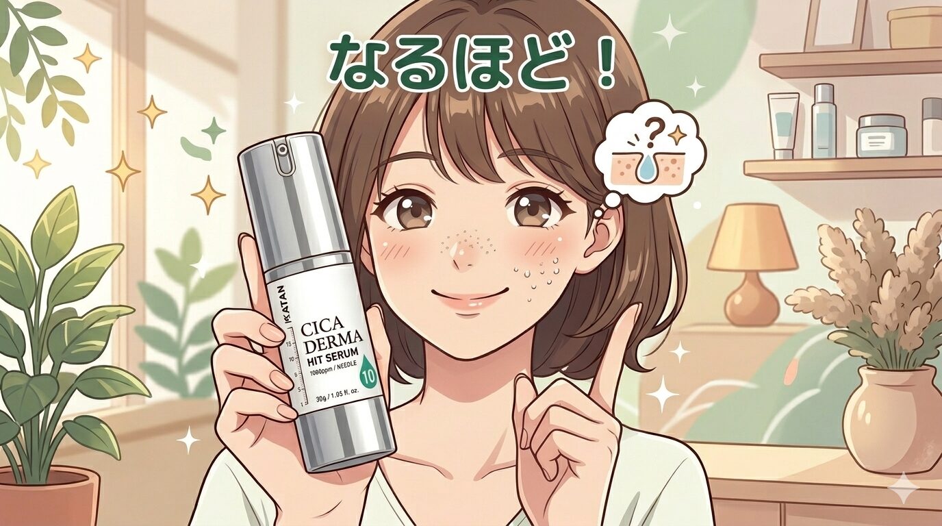 まとめ 毛穴への効果はどう?”KATAN Cica ダーマヒットセラム10”ってどうよ!